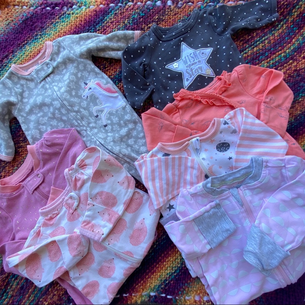 🧸🎀Baby Girl New Born long sleeve onesies🧸🎀